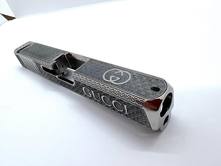 Custom engraved metal piece
